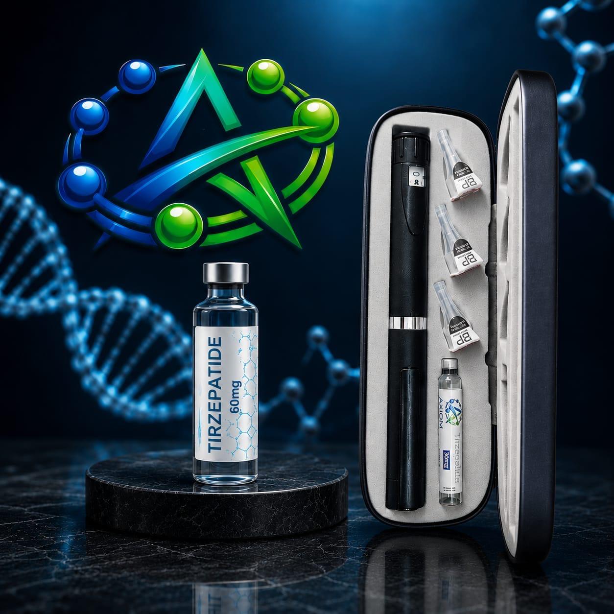 Tirzepatide 60mg research peptide vial